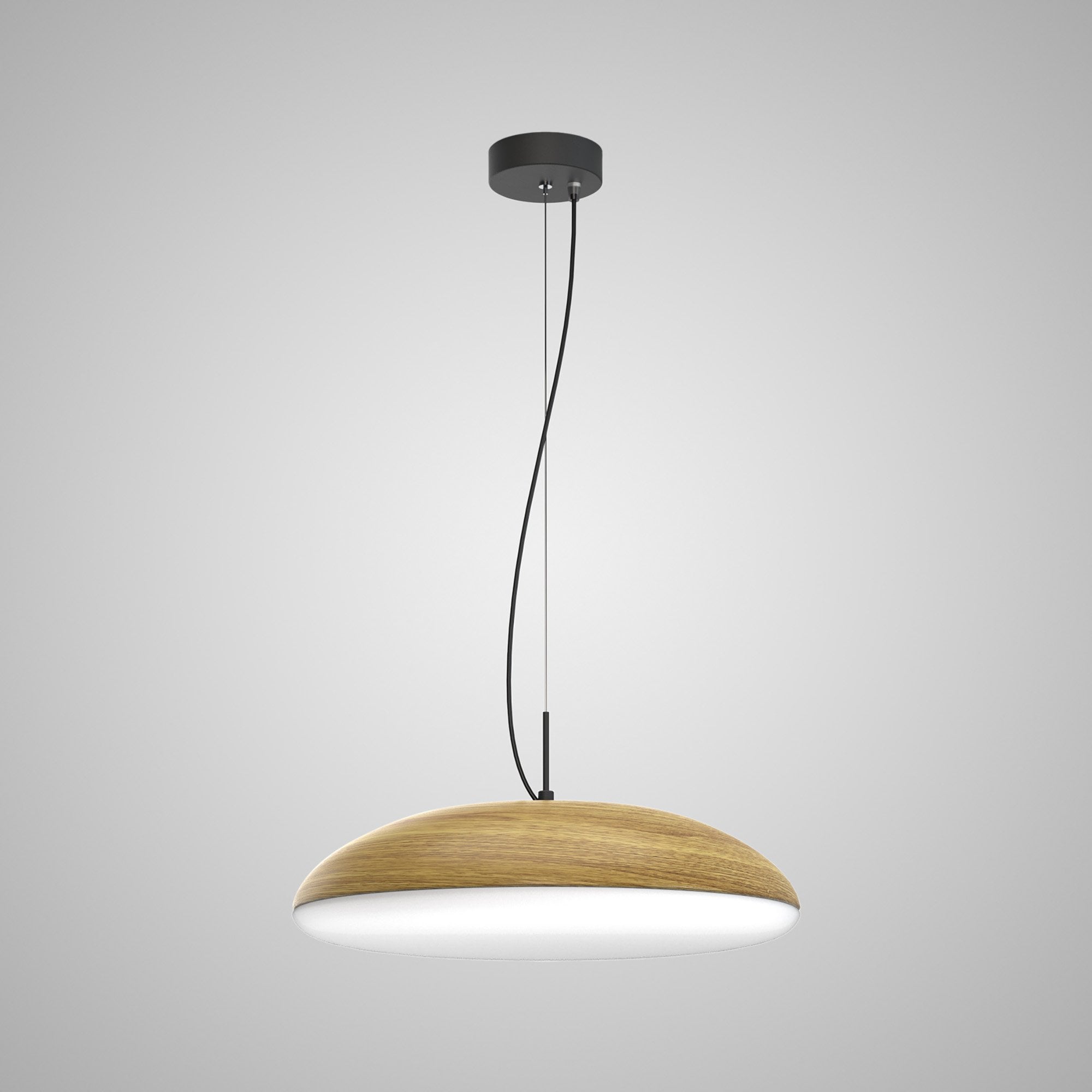 M8142 Kazz Pendant 50cm Round 6 Light Wood