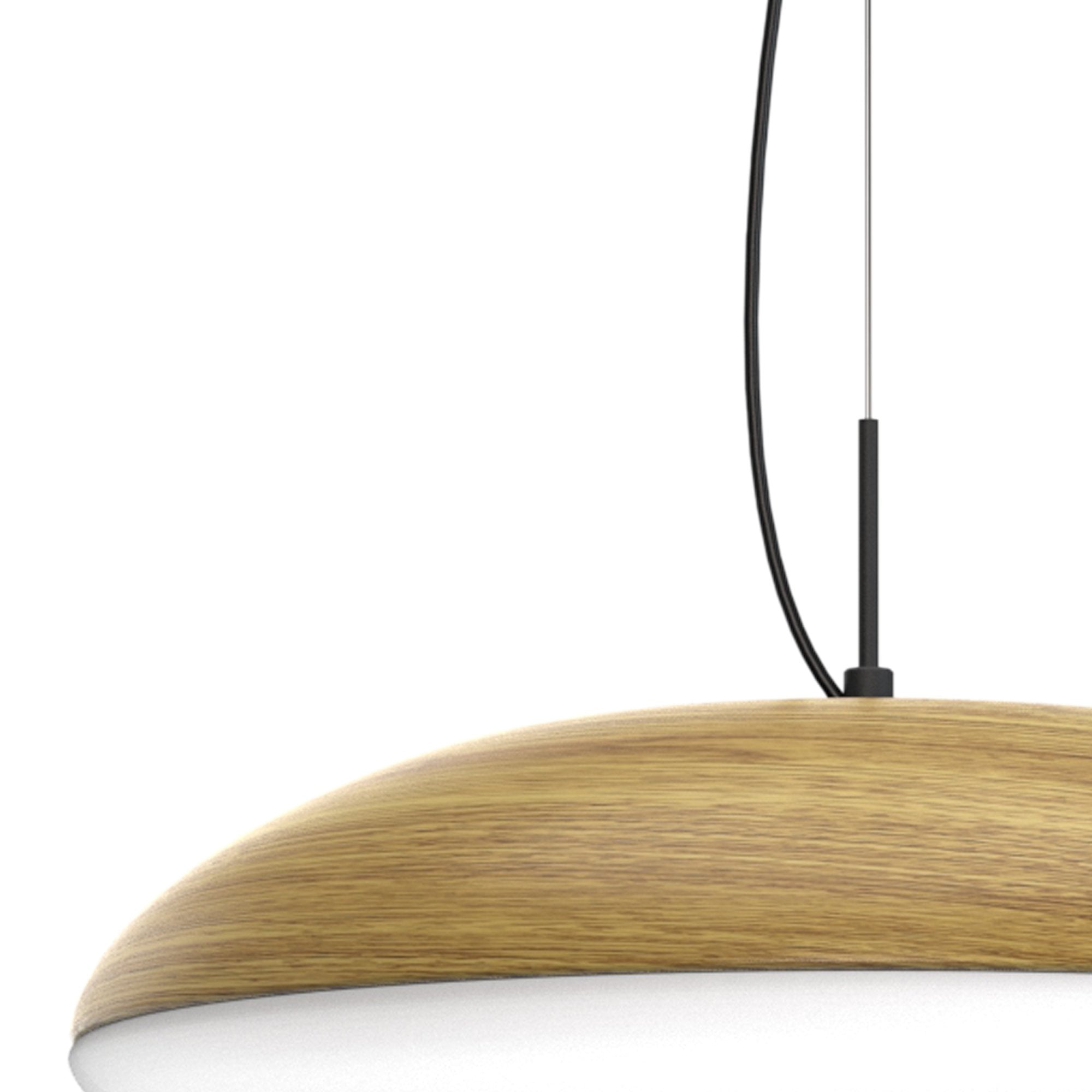 M8142 Kazz Pendant 50cm Round 6 Light Wood