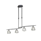 M3751 Iku Linear Telescopic 4 Light G9 Line Satin Nickel