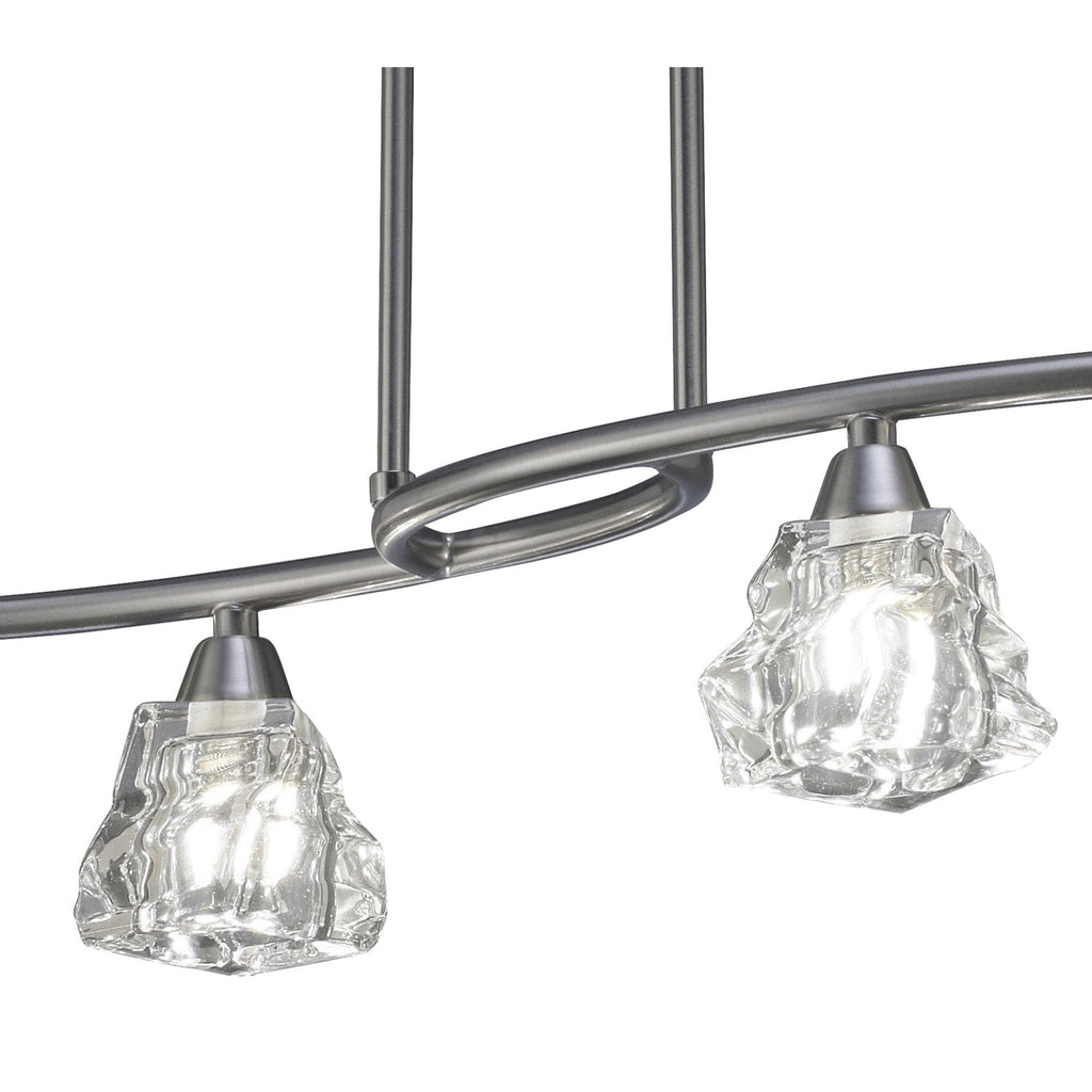 M3751 Iku Linear Telescopic 4 Light G9 Line Satin Nickel