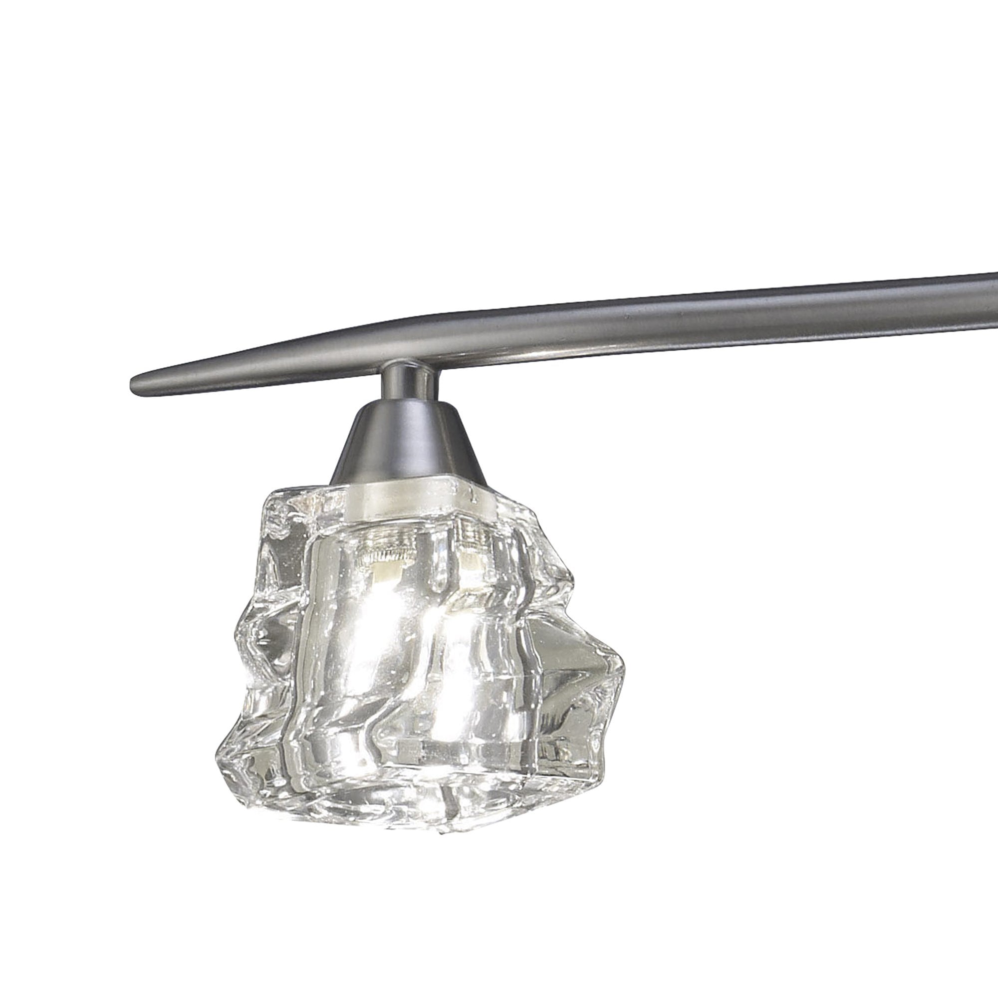M3751 Iku Linear Telescopic 4 Light G9 Line Satin Nickel
