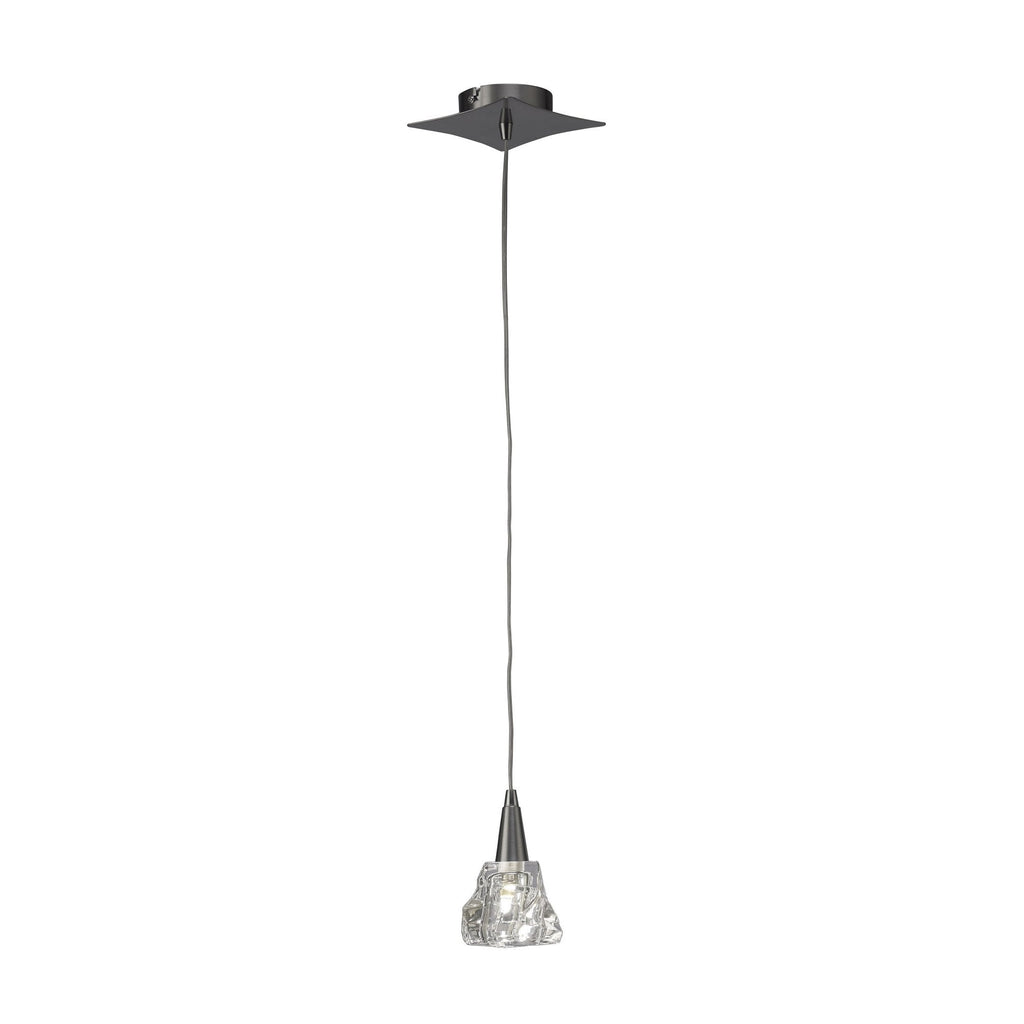 M3754 Iku Pendant 1 Light G9 Satin Nickel