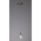 M3754 Iku Pendant 1 Light G9 Satin Nickel