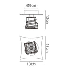 M3756 Iku Ceiling 1 Light G9 Satin Nickel
