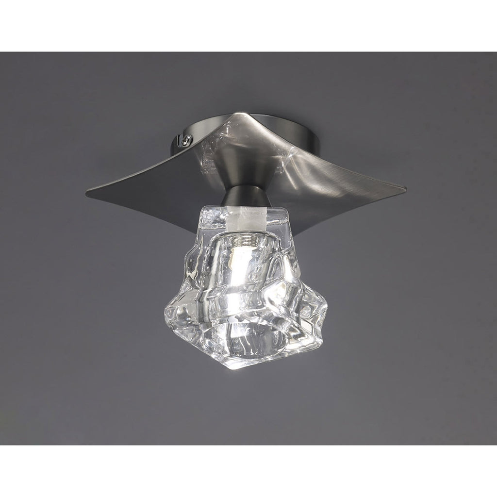 M3756 Iku Ceiling 1 Light G9 Satin Nickel