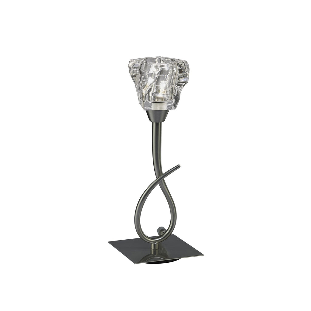 M3757 Iku Table Lamp 1 Light G9 Satin Nickel