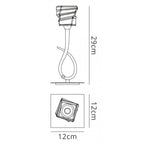 M3757 Iku Table Lamp 1 Light G9 Satin Nickel