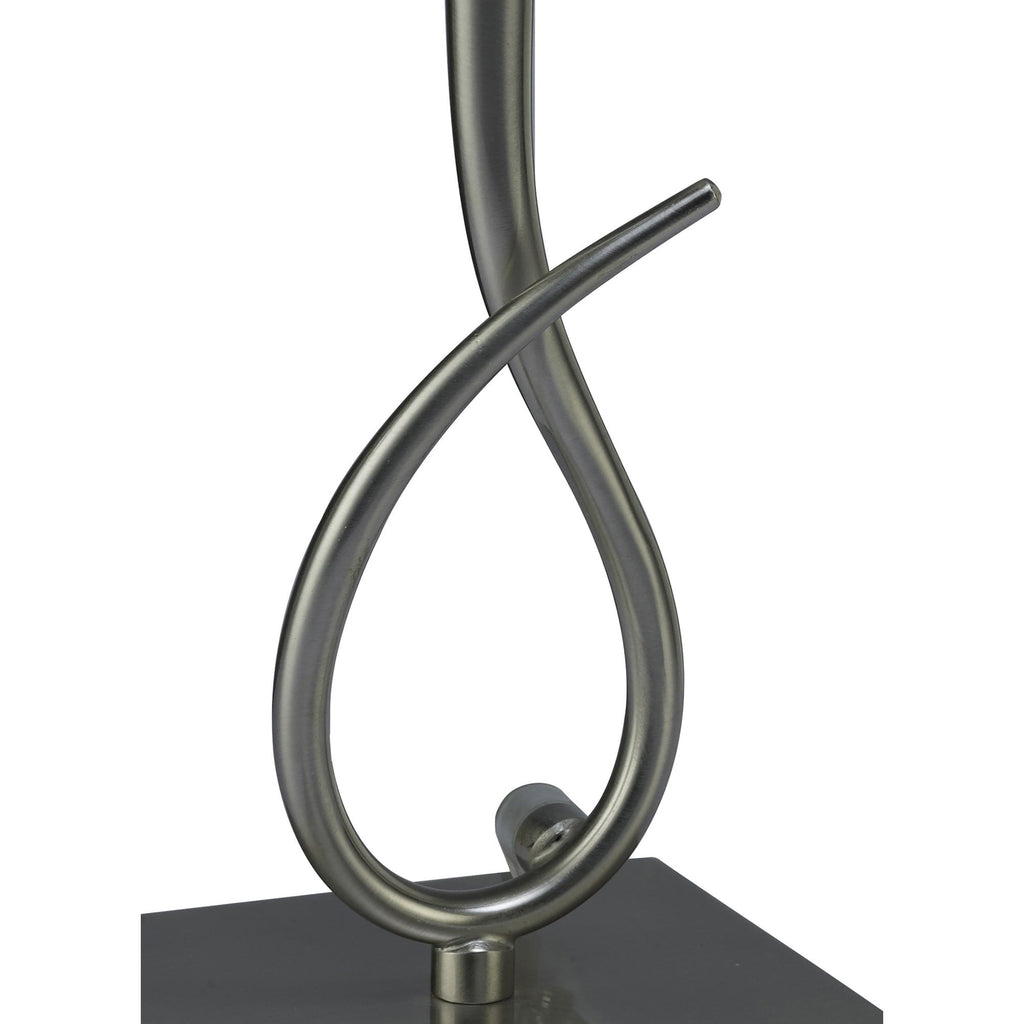 M3757 Iku Table Lamp 1 Light G9 Satin Nickel