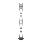 M3758 Iku Floor Lamp 4 Light G9 Satin Nickel