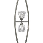 M3758 Iku Floor Lamp 4 Light G9 Satin Nickel