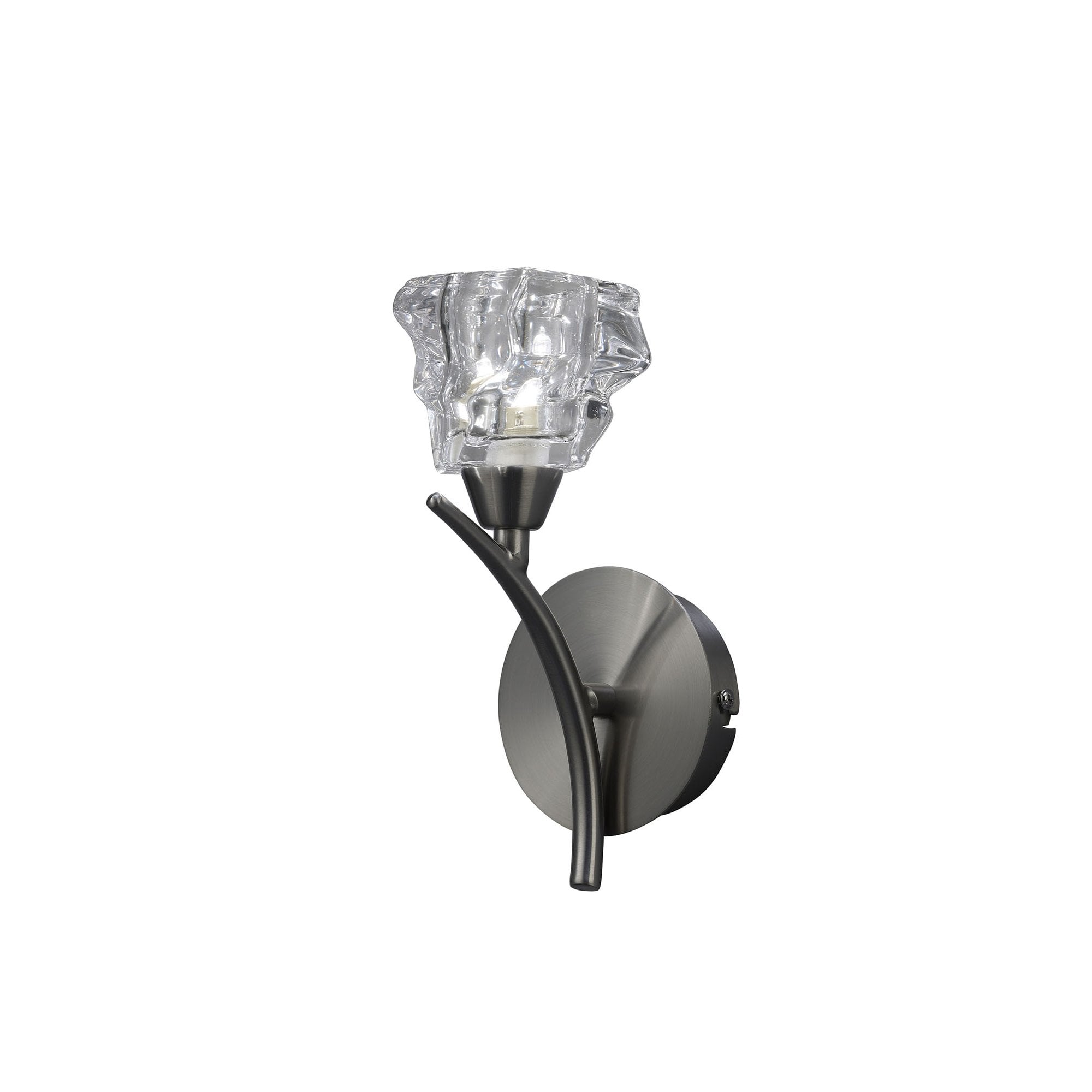 M3759/S Iku Wall Lamp Switched 1 Light G9 Satin Nickel