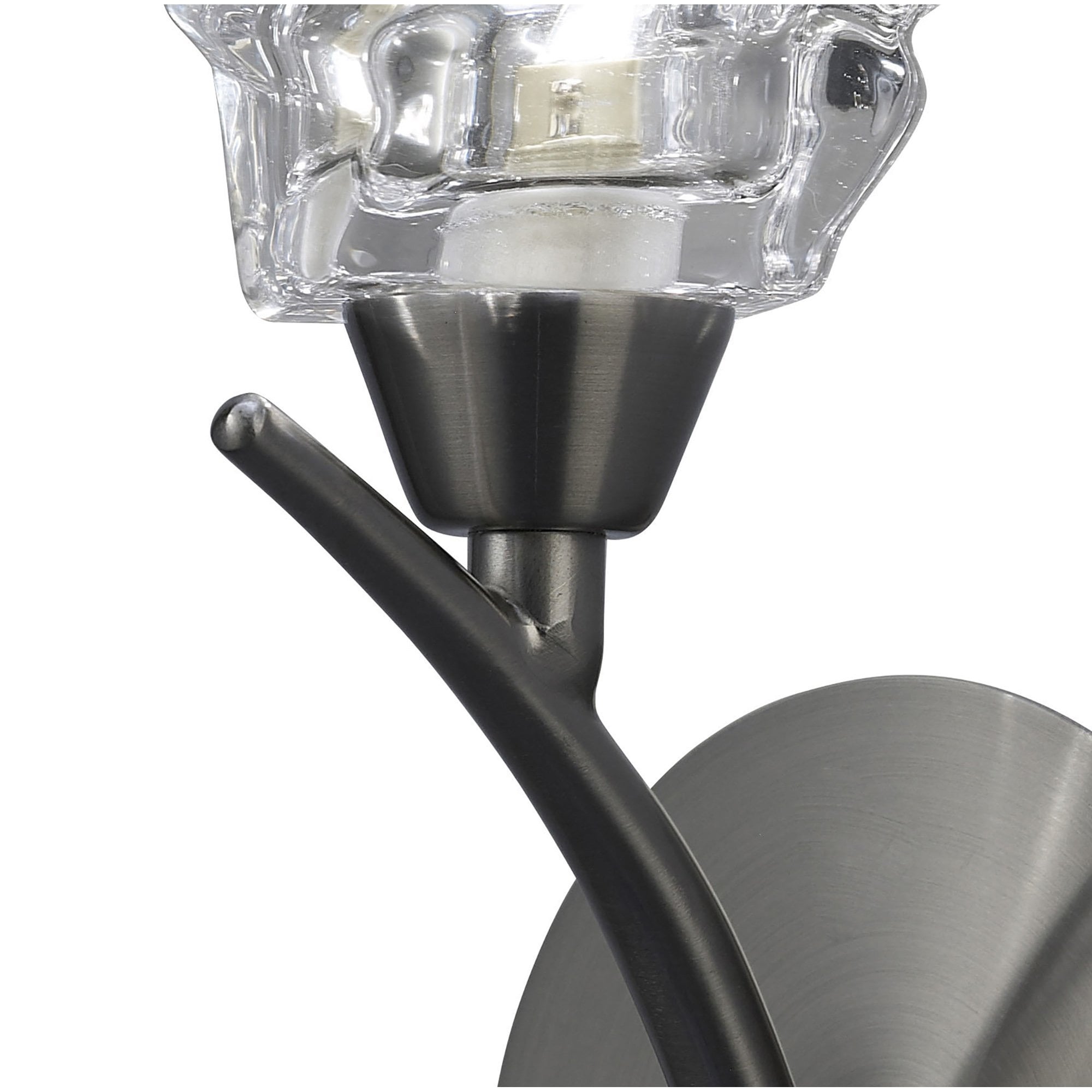 M3759/S Iku Wall Lamp Switched 1 Light G9 Satin Nickel