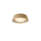 M6414 Sabina Ceiling 2 x E27 (Max 20W) Brown Linen Shade/White Acrylic