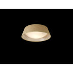 M6414 Sabina Ceiling 2 x E27 (Max 20W) Brown Linen Shade/White Acrylic