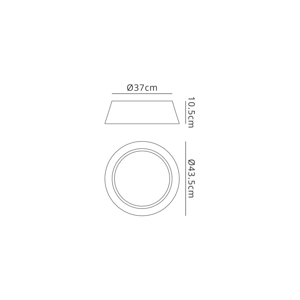 M6413 Sabina Ceiling 3 x E27 (Max 20W) Brown Linen Shade/White Acrylic