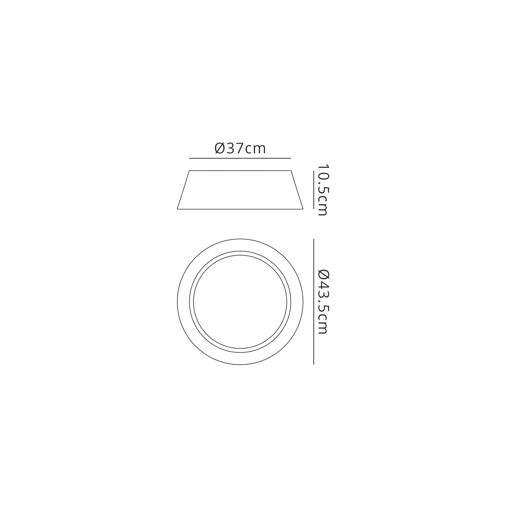 M6413 Sabina Ceiling 3 x E27 (Max 20W) Brown Linen Shade/White Acrylic