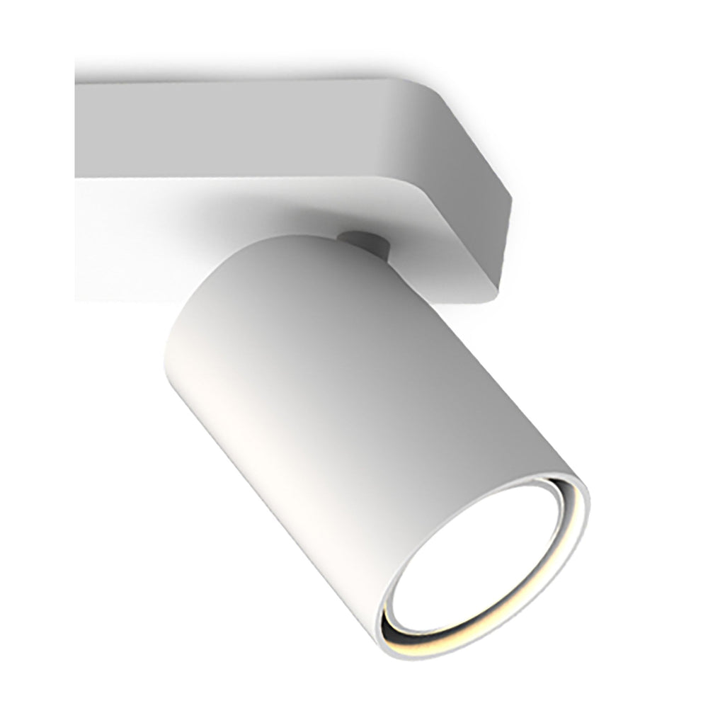 M6282 Sal Linear 2 Light Spotlight GU10 Matt White