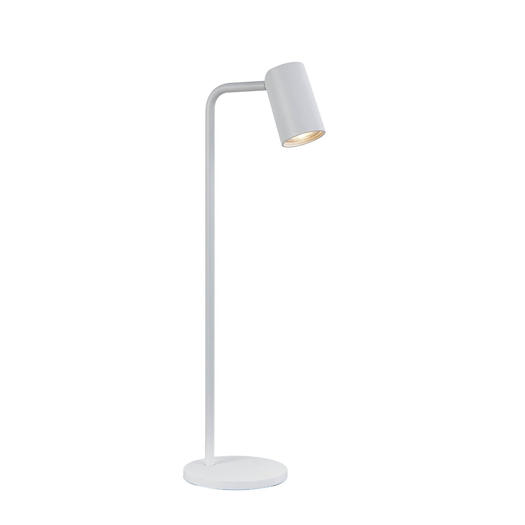 M7521 Sal Tall Table Lamp Inline Switch 1 Light GU10 Sand White