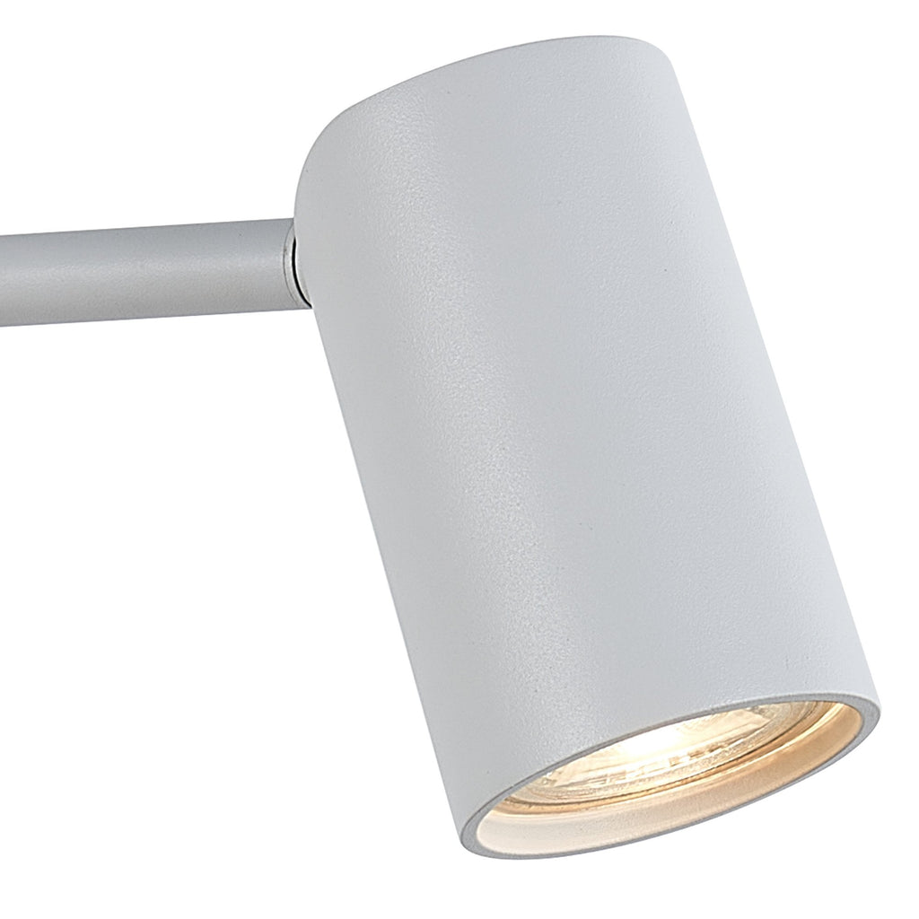 M7521 Sal Tall Table Lamp Inline Switch 1 Light GU10 Sand White