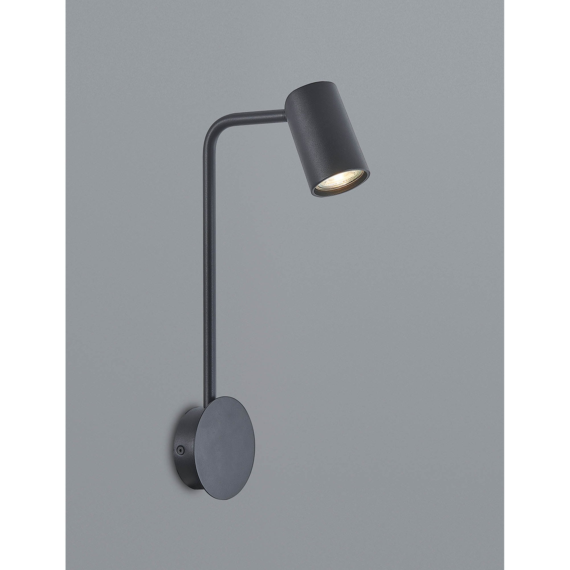 M7518 Sal Wall Lamp 1 Light GU10 Sand Black