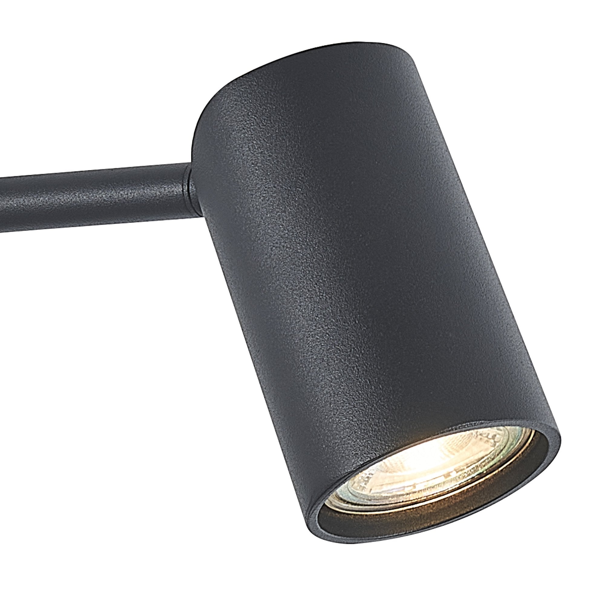 M7518 Sal Wall Lamp 1 Light GU10 Sand Black