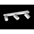 M6281 Sal Linear 3 Light Spotlight GU10 Matt White