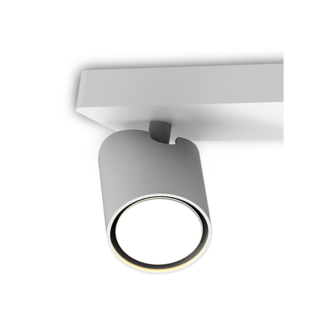 M6281 Sal Linear 3 Light Spotlight GU10 Matt White