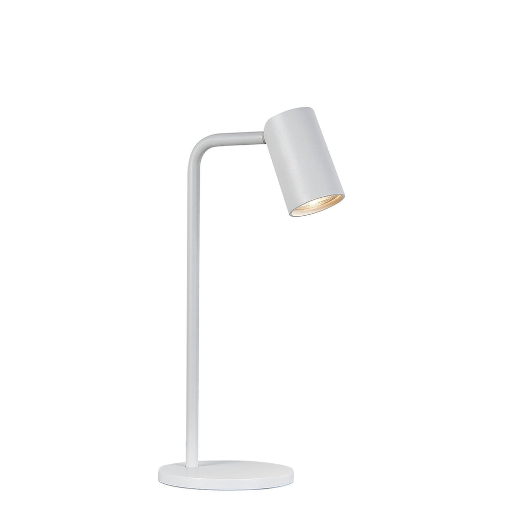M7520 Sal Small Table Lamp Inline Switch 1 Light GU10 Sand White