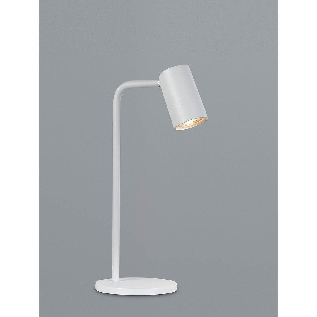 M7520 Sal Small Table Lamp Inline Switch 1 Light GU10 Sand White