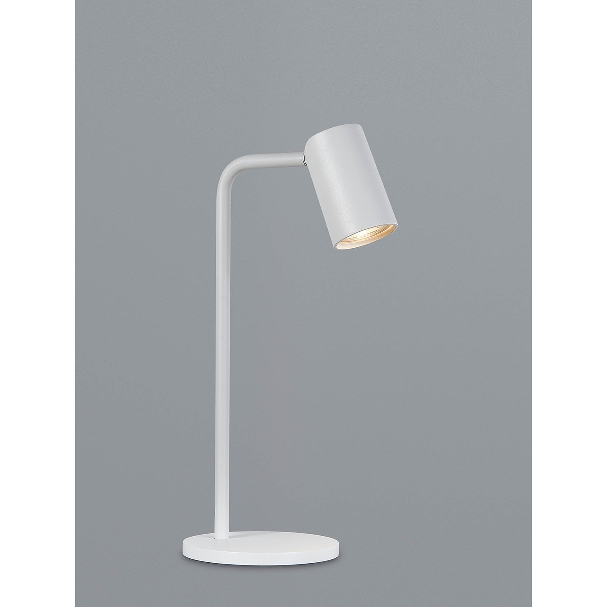 M7520 Sal Small Table Lamp Inline Switch 1 Light GU10 Sand White
