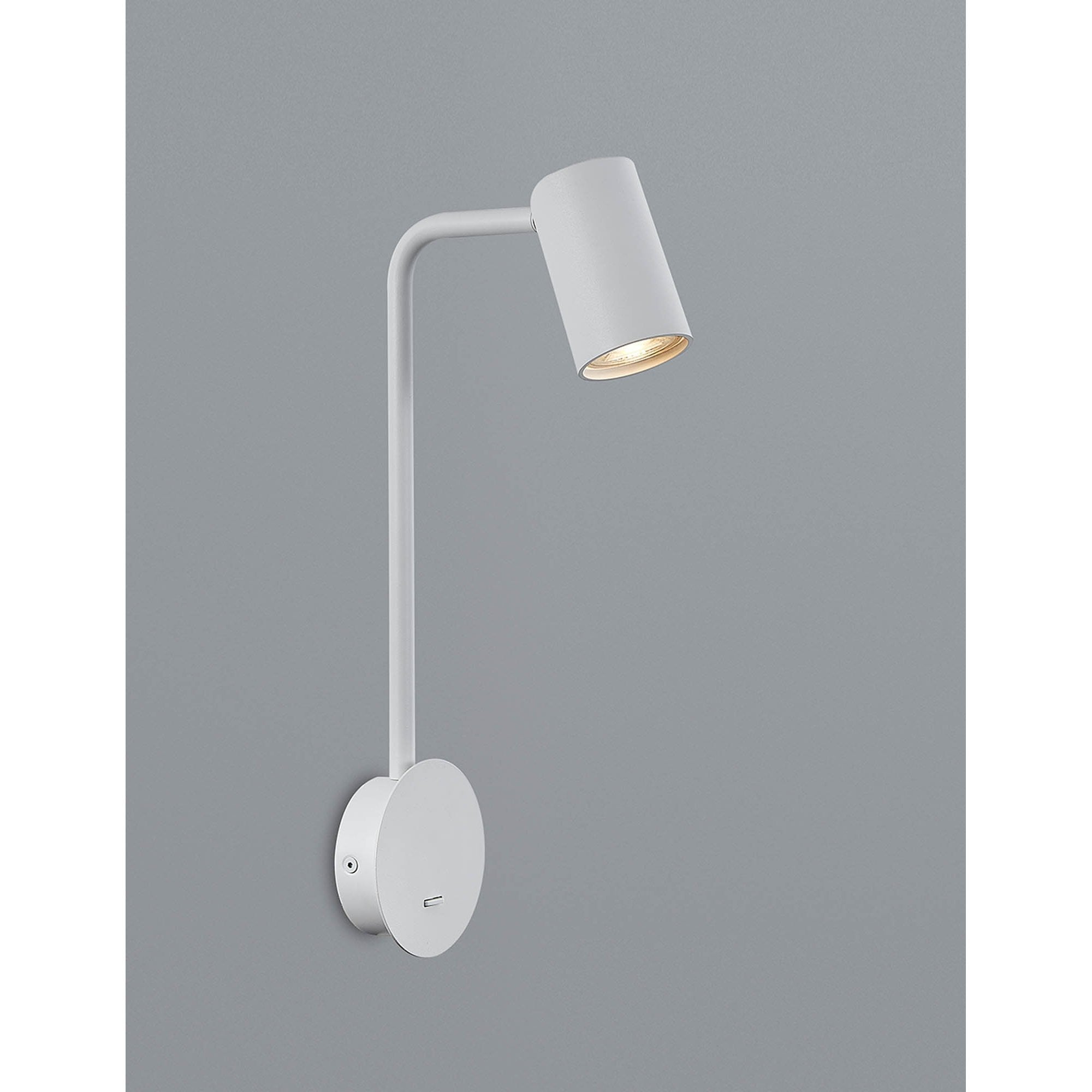 M7524 Sal Wall Lamp Switched 1 Light GU10 Sand White