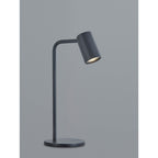 M7515 Sal Small Table Lamp Inline Switch 1 Light GU10 Sand Black