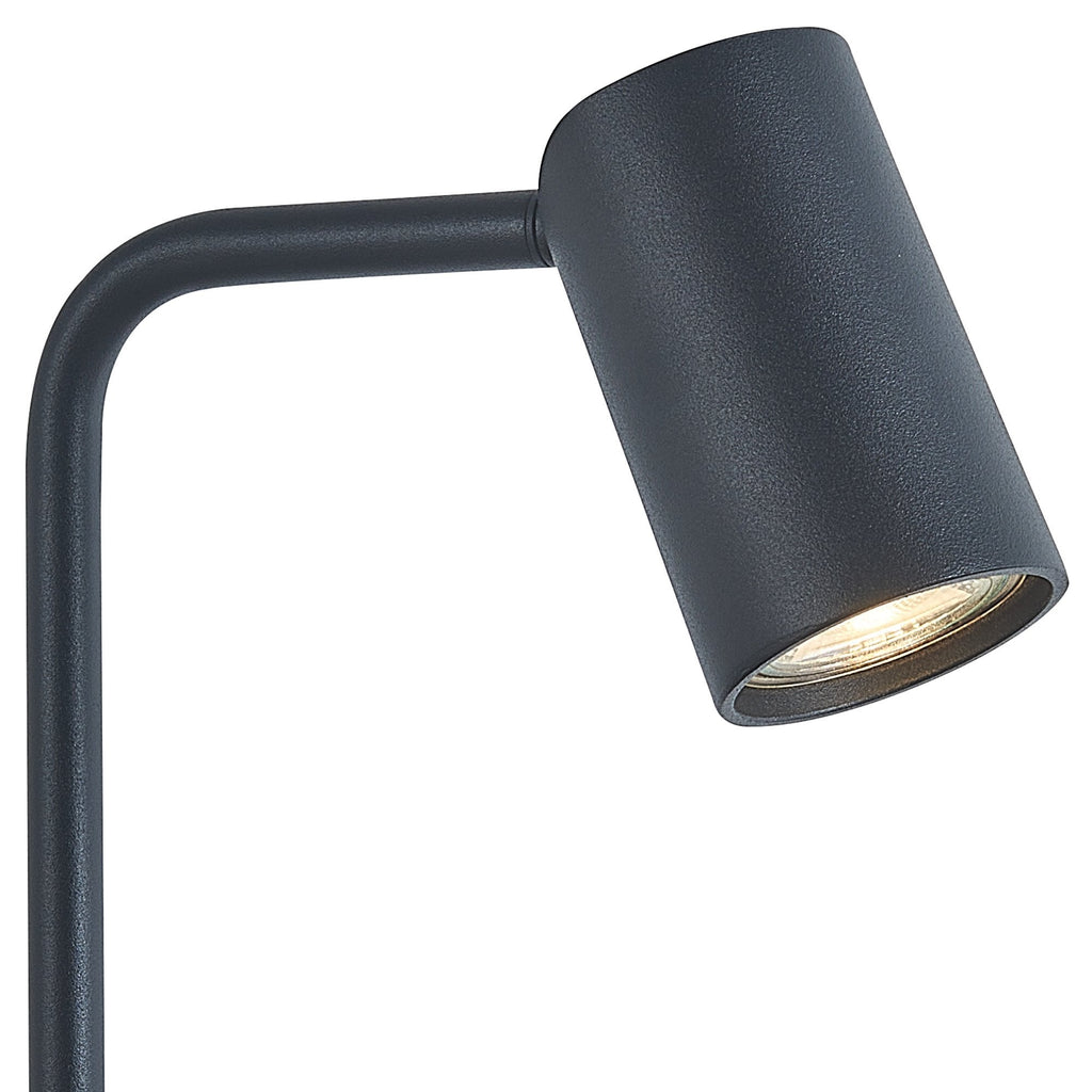 M7515 Sal Small Table Lamp Inline Switch 1 Light GU10 Sand Black