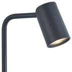 M7515 Sal Small Table Lamp Inline Switch 1 Light GU10 Sand Black