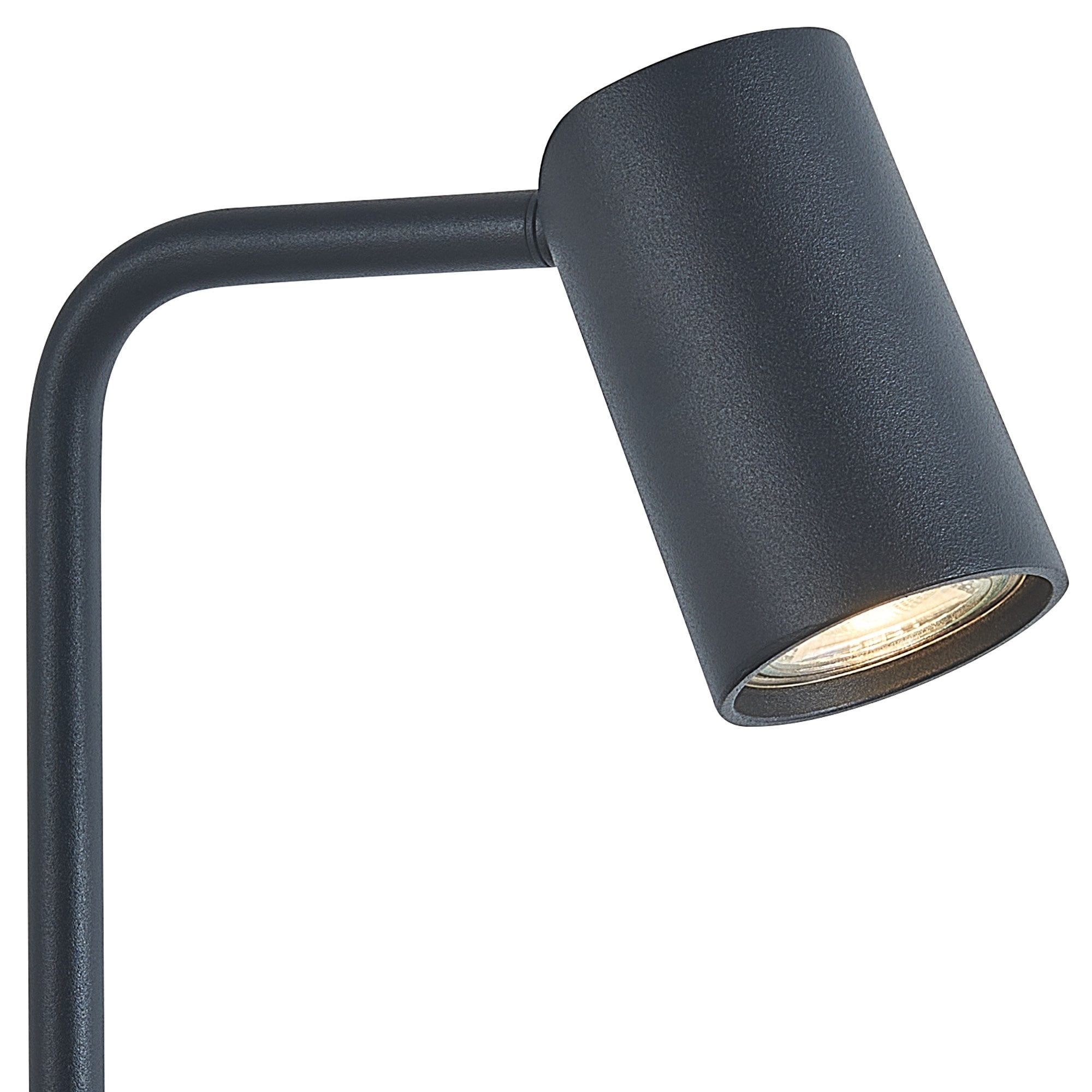 M7515 Sal Small Table Lamp Inline Switch 1 Light GU10 Sand Black