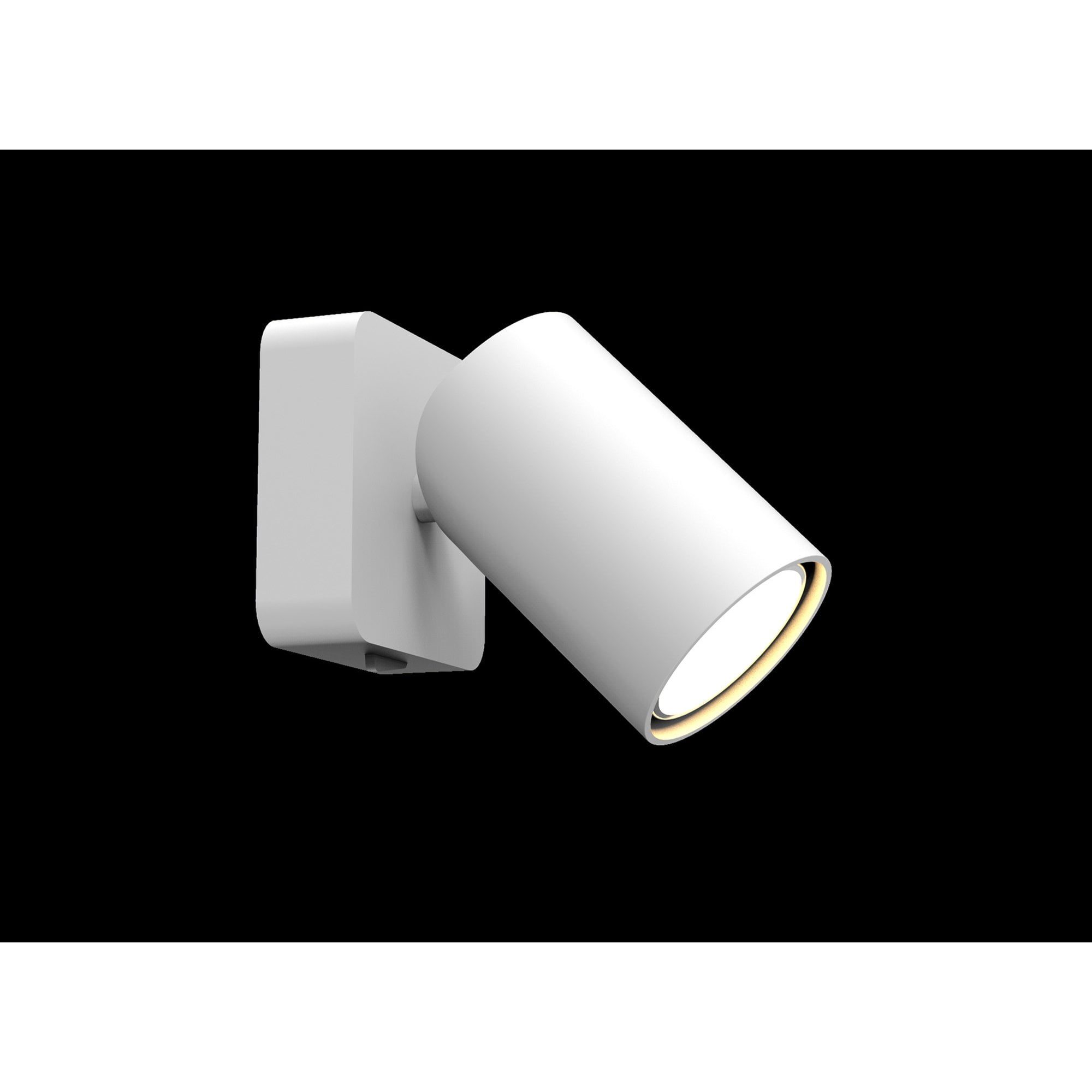 M6284 Sal 1 Light Switched Wall Light GU10 Matt White