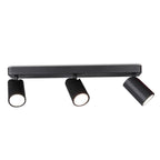 M6711 Sal Linear 3 Light Spotlight GU10 Matt Black