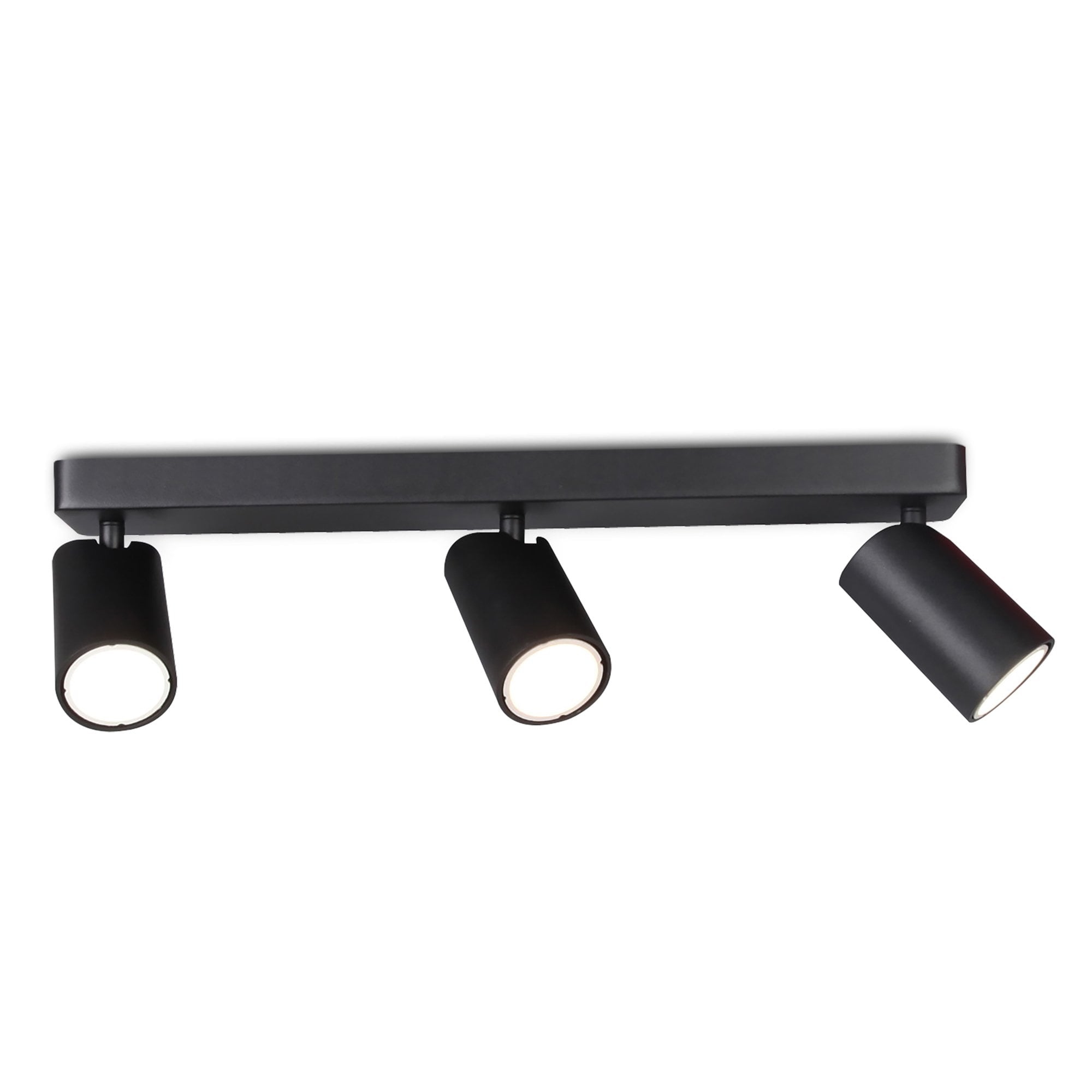 M6711 Sal Linear 3 Light Spotlight GU10 Matt Black