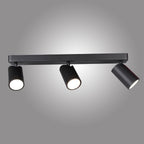 M6711 Sal Linear 3 Light Spotlight GU10 Matt Black