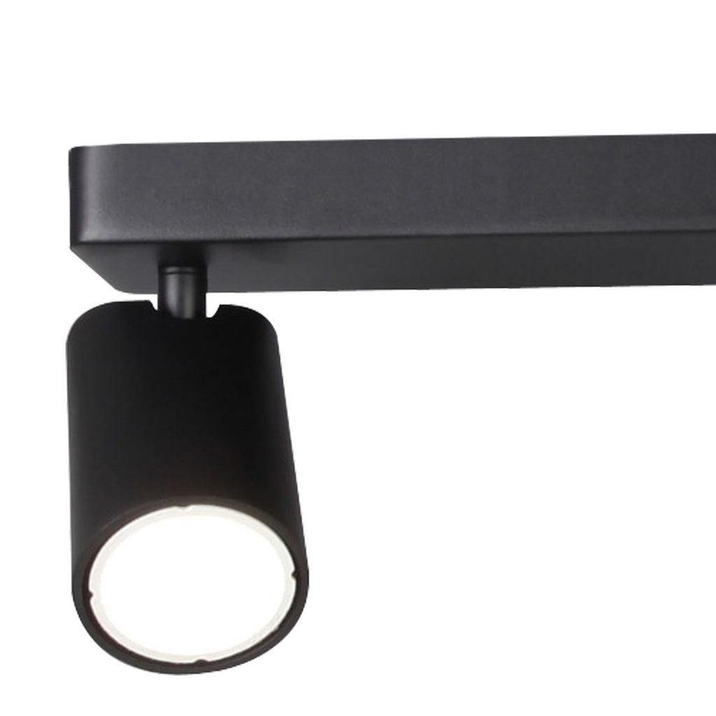 M6711 Sal Linear 3 Light Spotlight GU10 Matt Black