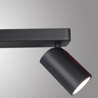 M6711 Sal Linear 3 Light Spotlight GU10 Matt Black