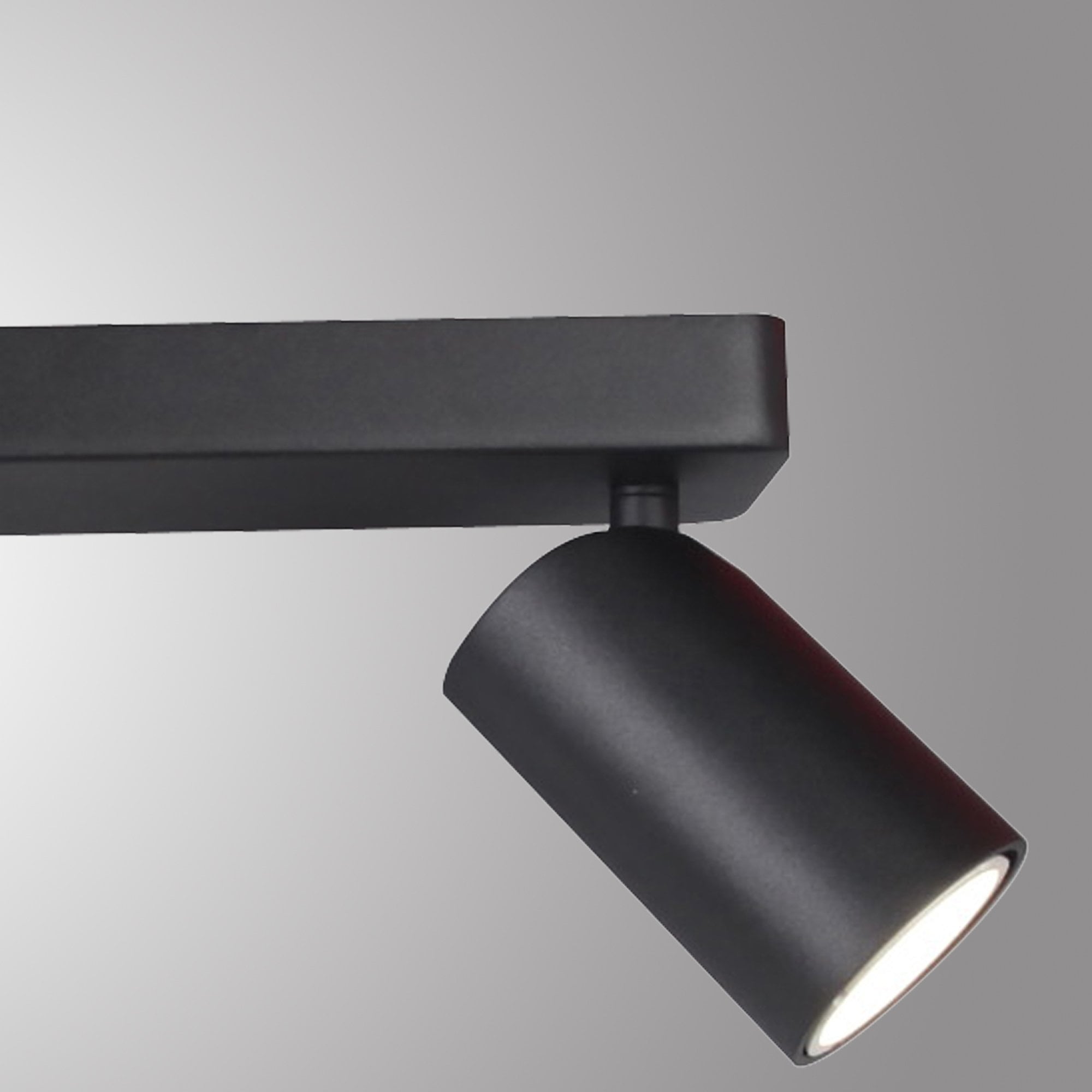 M6711 Sal Linear 3 Light Spotlight GU10 Matt Black