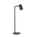 M7516 Sal Tall Table Lamp Inline Switch 1 Light GU10 Sand Black