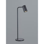 M7516 Sal Tall Table Lamp Inline Switch 1 Light GU10 Sand Black