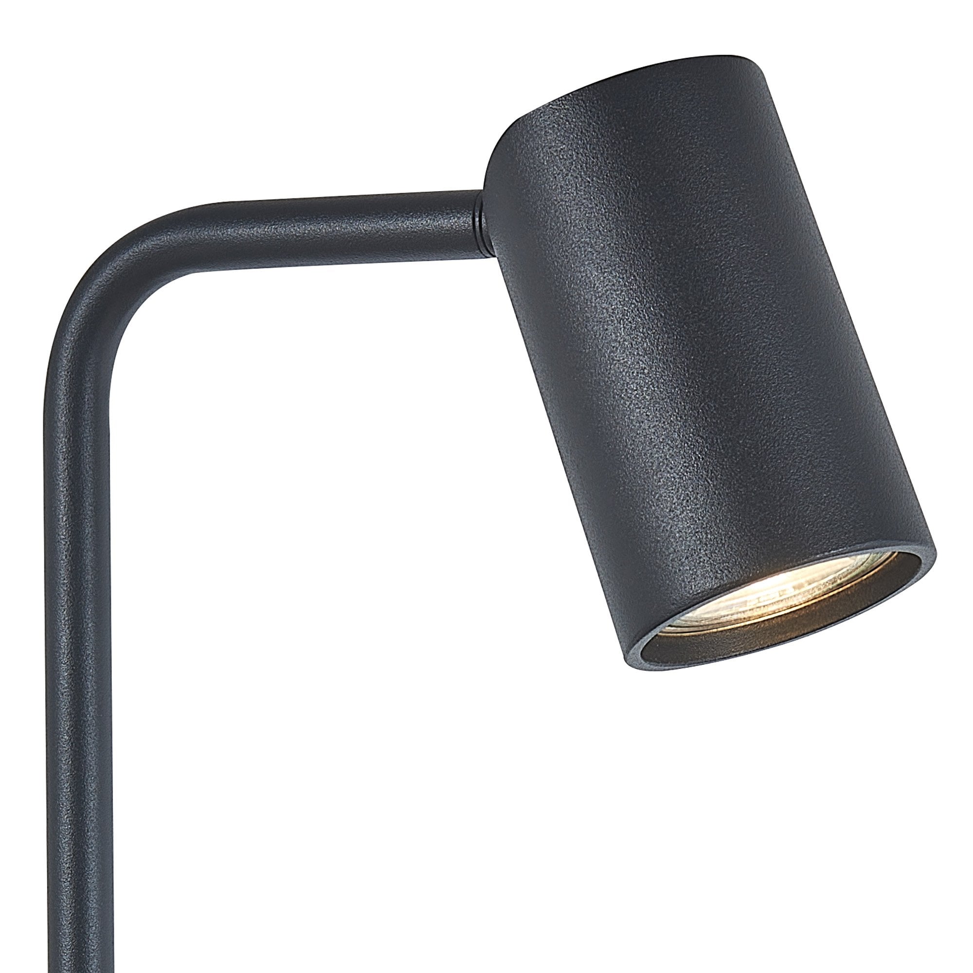 M7516 Sal Tall Table Lamp Inline Switch 1 Light GU10 Sand Black
