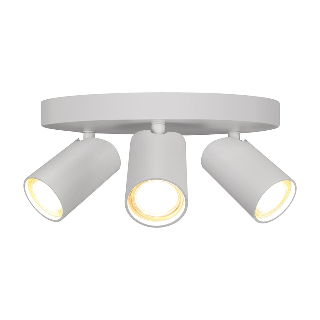 M7961 Sal Round 3 Light Spotlight GU10 Matt White