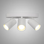 M7961 Sal Round 3 Light Spotlight GU10 Matt White