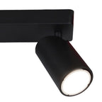 M6712 Sal Linear 2 Light Spotlight GU10 Matt Black