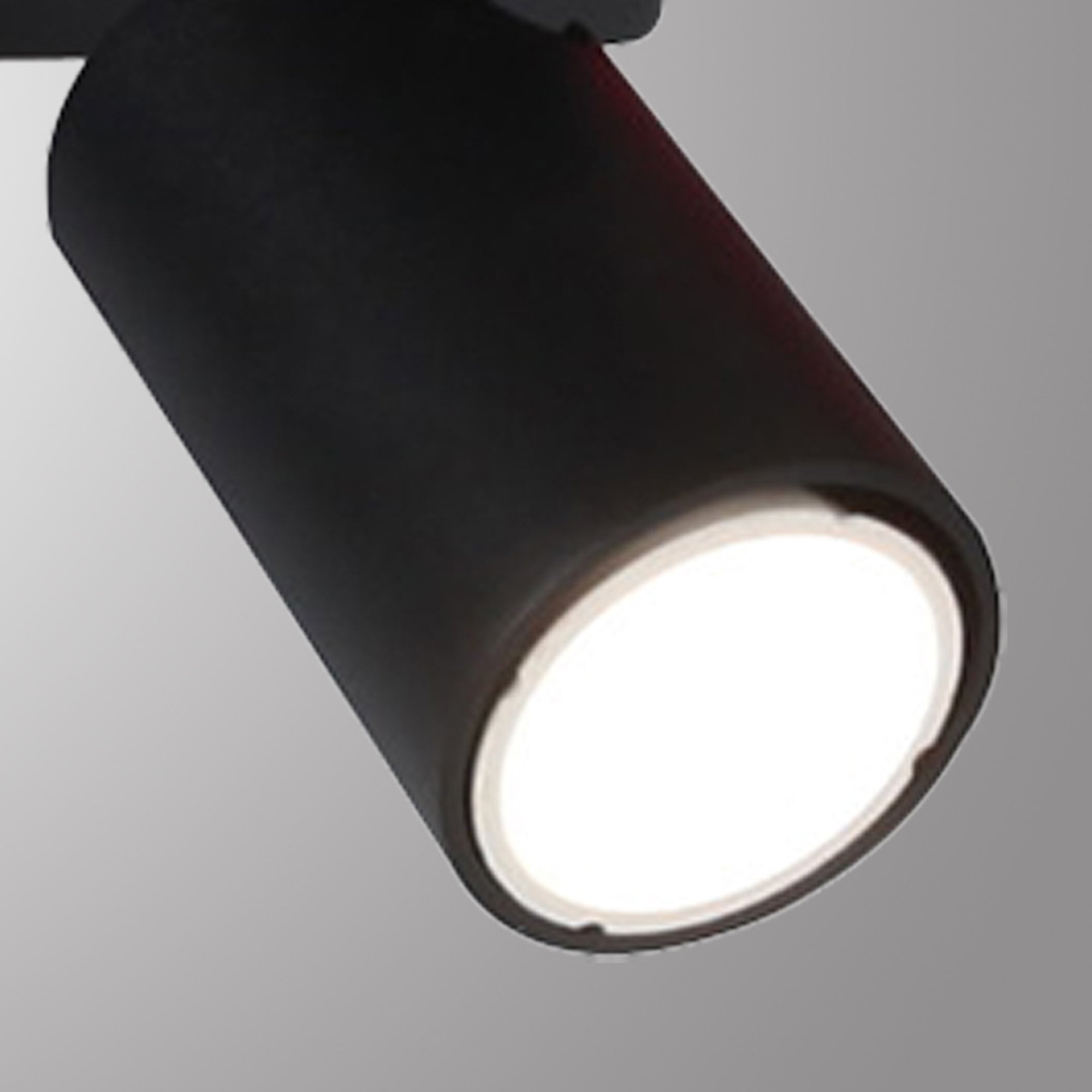 M6712 Sal Linear 2 Light Spotlight GU10 Matt Black