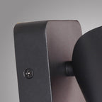 M6714 Sal 1 Light Switched Wall Light GU10 Matt Black